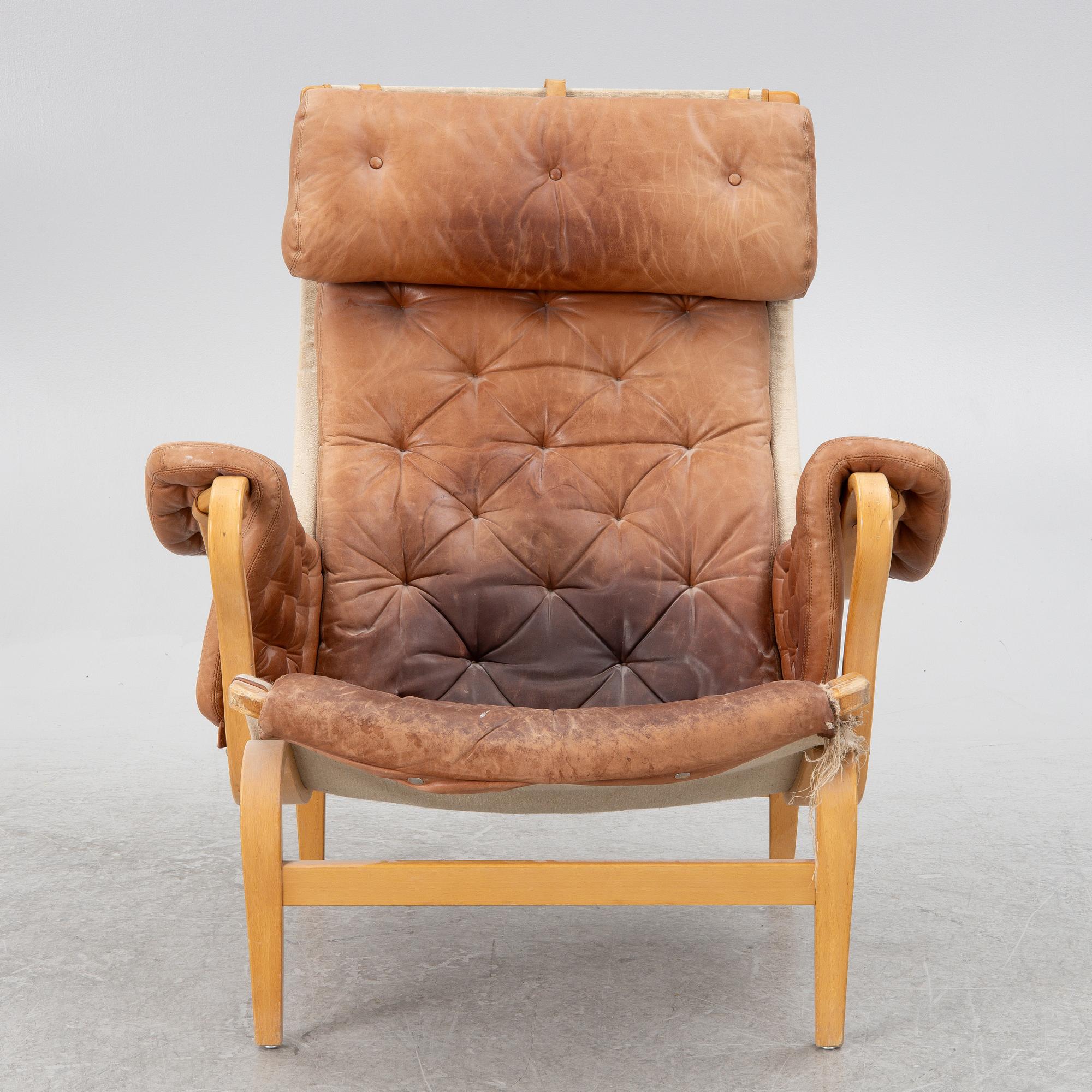 Bruno Mathsson, fåtölj, "Pernilla", Dux.