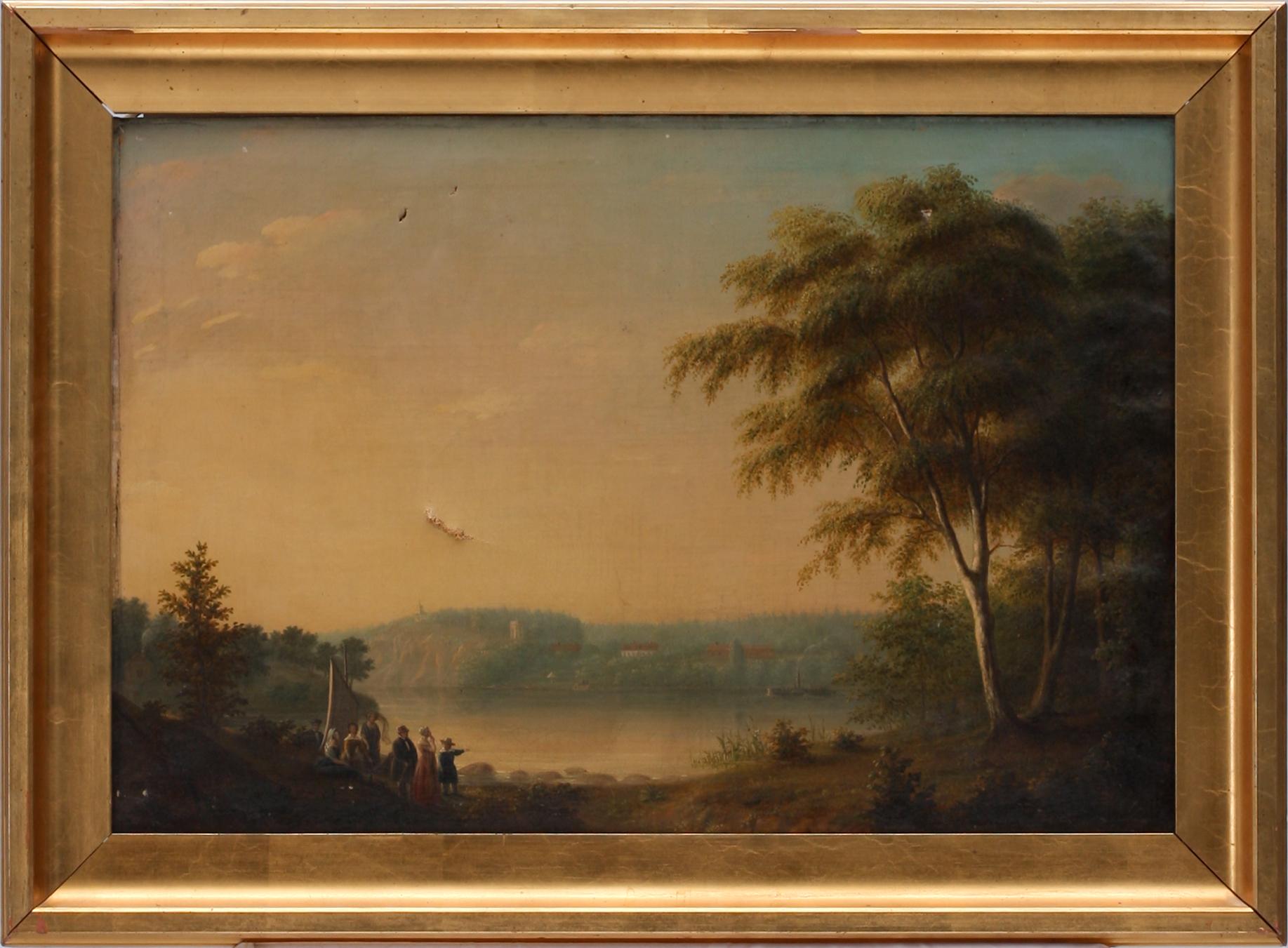 ERIK WAHLBERGSON, olja på duk. Sign o dat 1841.