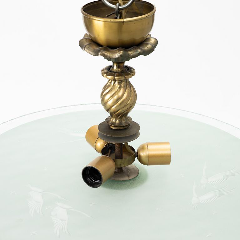 Ceiling lamp, mid-20th century.