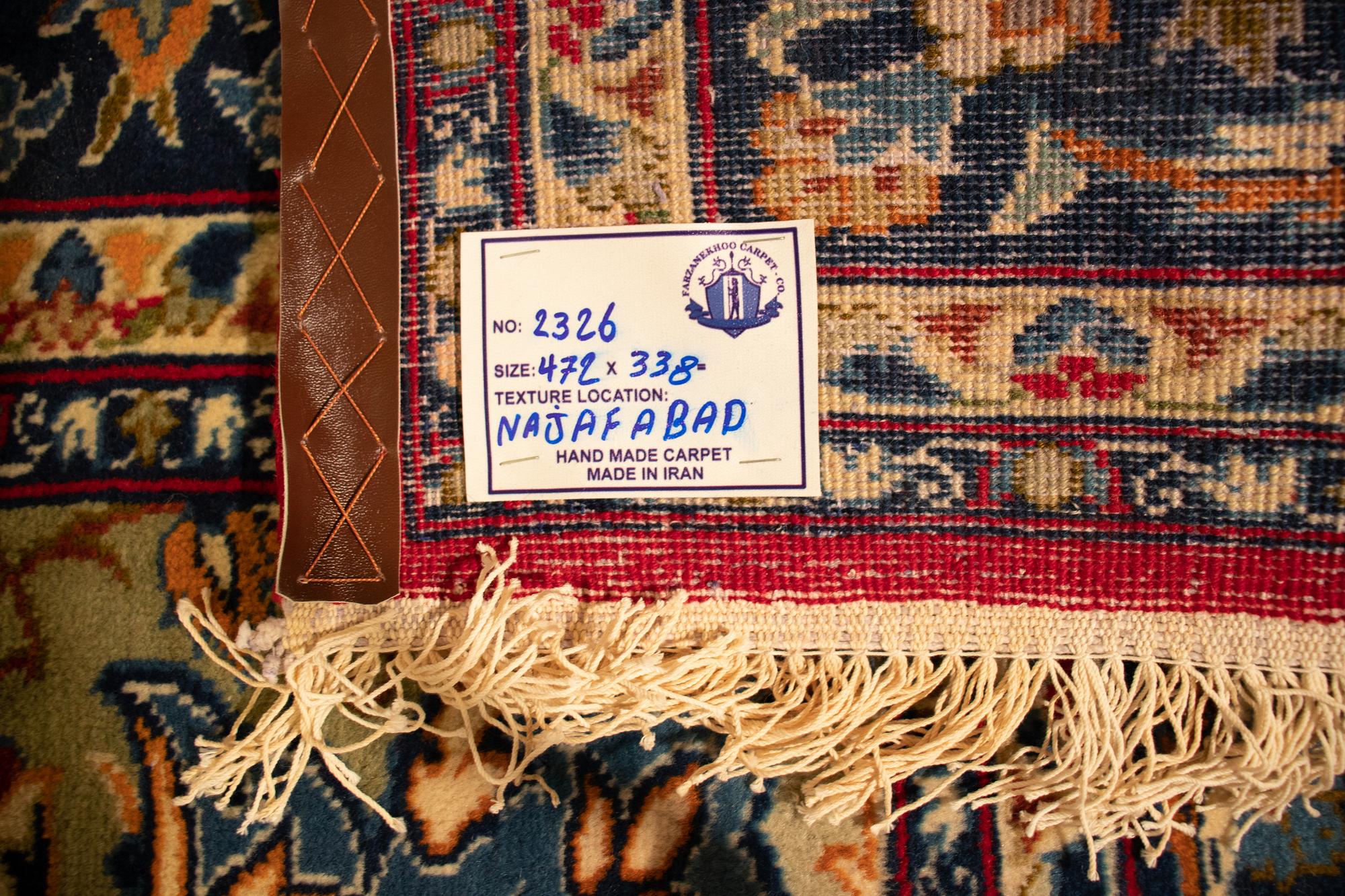 A CARPET, Najafabad, Signerad Enteshari, ca 470 x 338 cm.