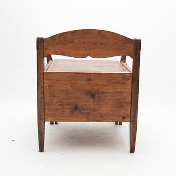 BARNSÄNG / STOL, allmoge, 1800-tal.