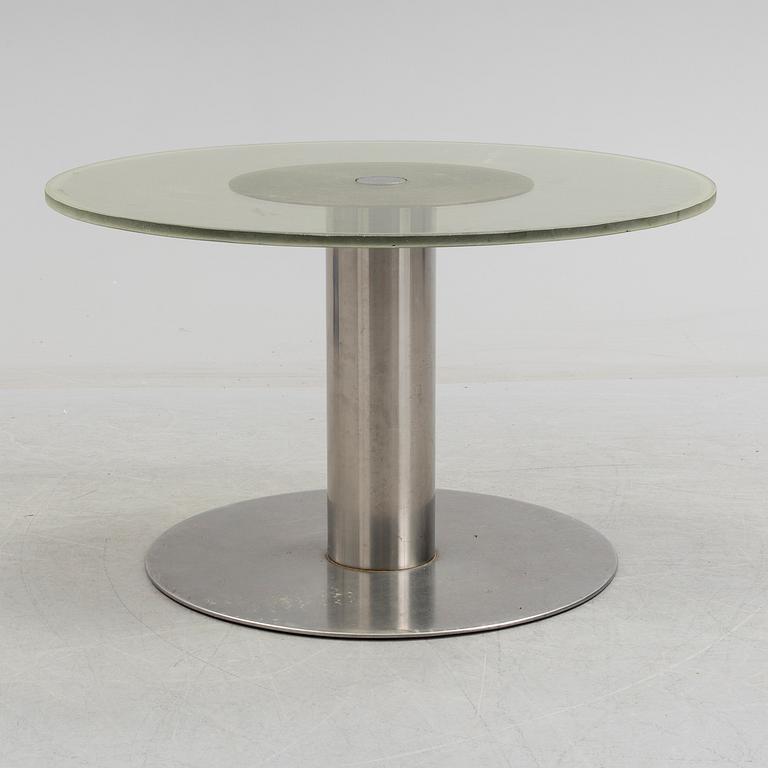 Axel Einar Hjorth, a "Typenko"  glass and steel table, produced by Nordiska Kompaniet, Sweden 1930´s.