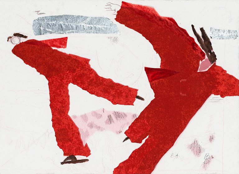 Birgit Broms, Skridskoåkare.