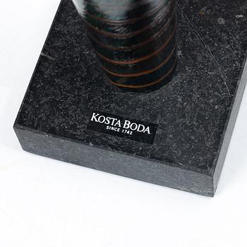 Bertil Vallien, Three glass objects, Kosta Boda.