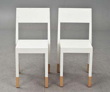 STOLAR, ett par. "TS-stolen", Thomas Sandell.