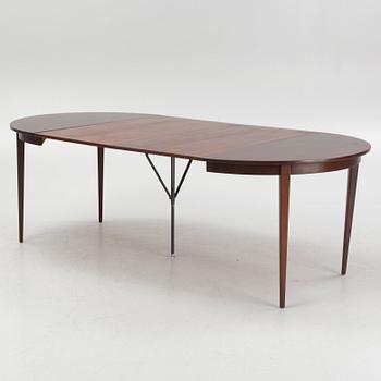 Six 'Della' chairs, Danmark, sold at IKEA, 1960's, and two similar chairs and a mid 20th century dining table.