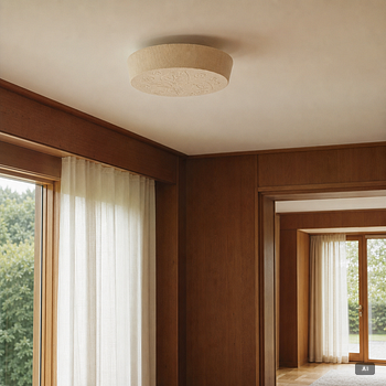 A ceiling light, 1960s/70s.