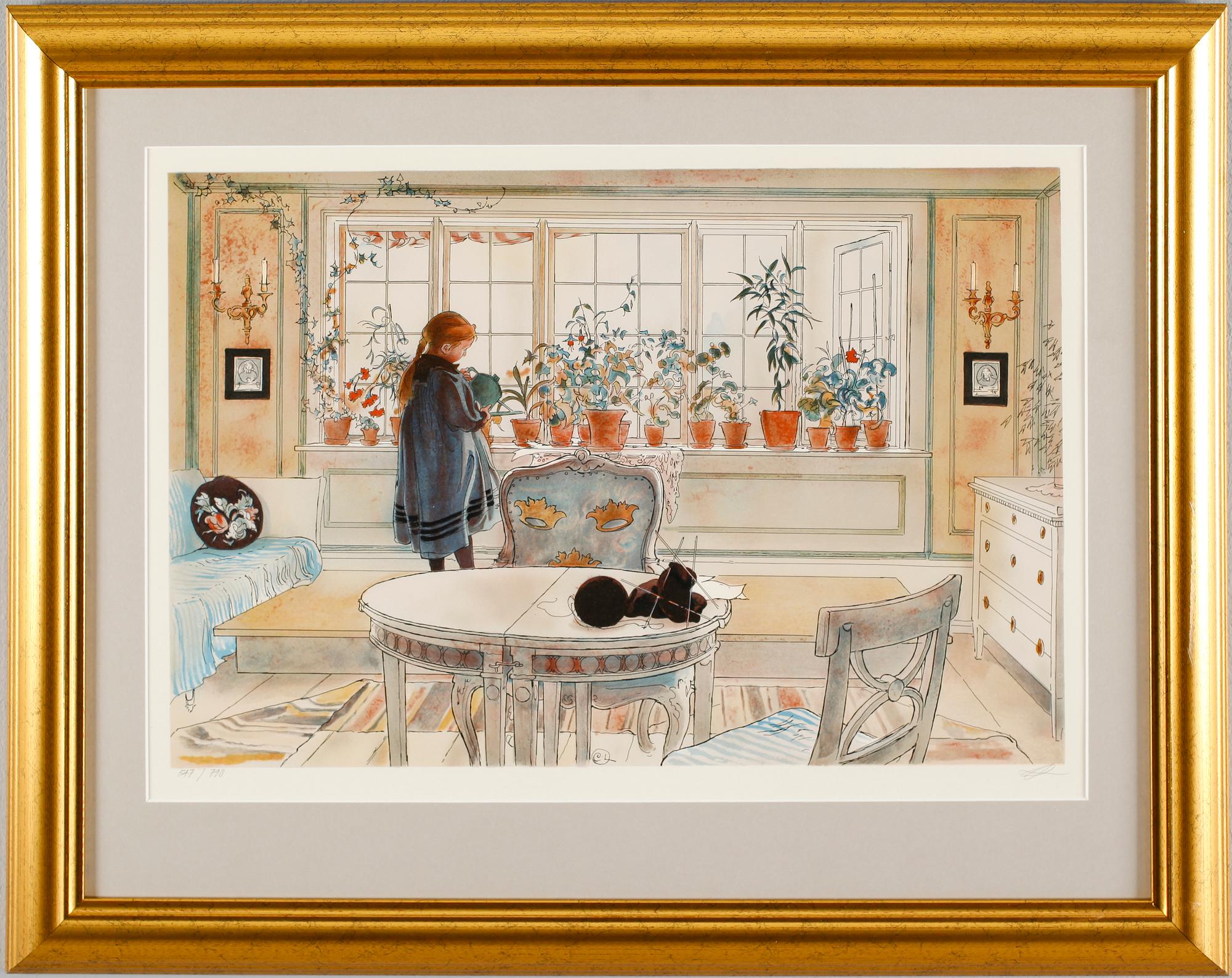 CARL LARSSON, efter, färglitografi, 545/790.