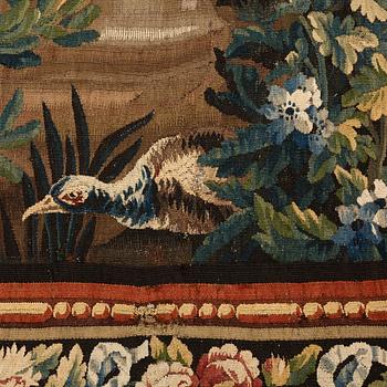 A tapestry, "Verdure", tapestry weave, ca 280,5-290 x 432,5-436 cm, signerad ViTRA.M.R.D'AVBVSON.