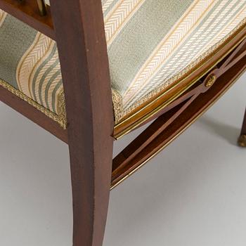 Möblemang, 8 delar, Empirestil, Ryssland, 1900-talets början.