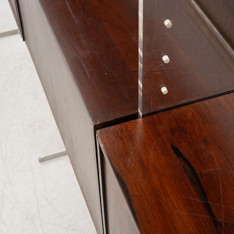 Poul Nørreklit, bokhylla / hyllsystem, "Jailhouse", Georg Petersens Møbelfabrik A/S, Danmark, 1960-tal.