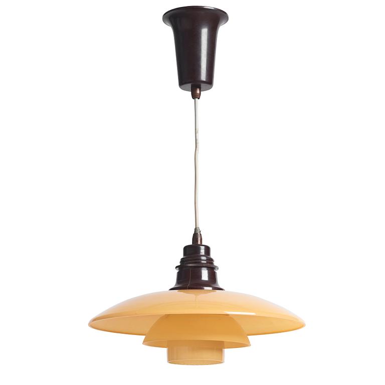 Poul Henningsen, a ceiling lamp model "PH 3/2", Louis Poulsen, Denmark 1930s.