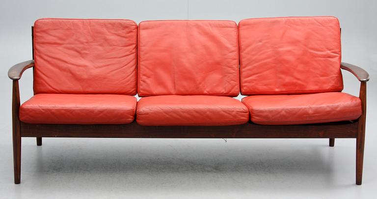 SOFFA samt FÅTÖLJ, Grete Jalk, France o Son, Danmark, 1960-tal.