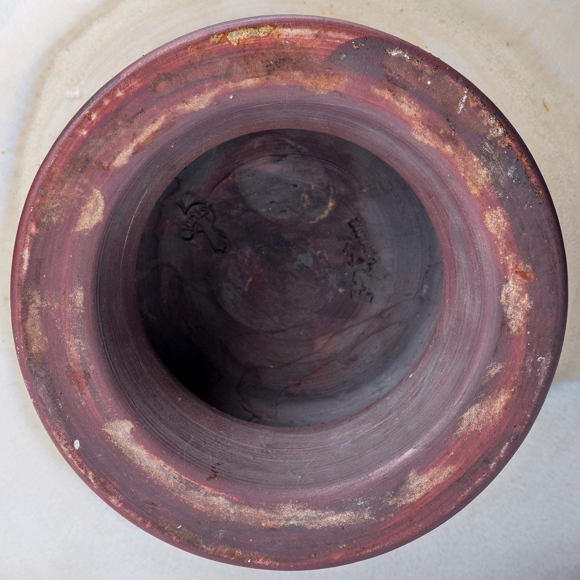 Wilhelm Kåge, a 'Farsta' stoneware jar, Gustavsberg studio, Sweden 1940-50's.