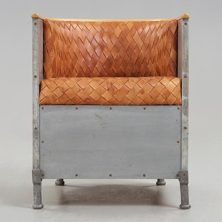 A Mats Theselius 'Aluminium chair', Källemo post 1990.