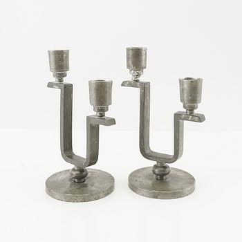 Firma Svenskt Tenn, a pair of candelabra, Stockholm 1930.