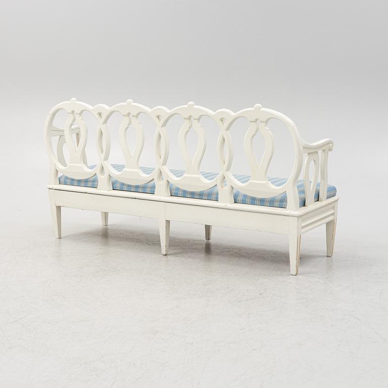 Sofa, Gustavian provincial work from the 18th/19th century.