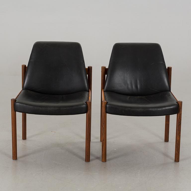 2 pcs of chairs, Sven Ivar Dysthe, Dokka furniture, Norway,