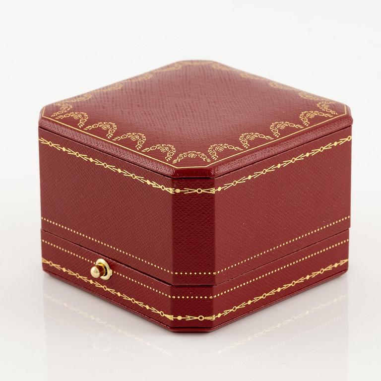 A Cartier "Trinity" ring 18K gold in three colours.