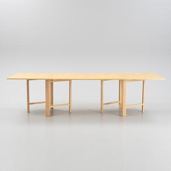 Bruno Mathsson, a birch 'Maria Flap' table,