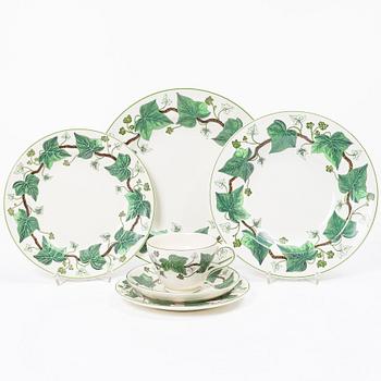 A 60-piece dinner and coffee service, 'Napoleon Ivy', Wedgwood, England.