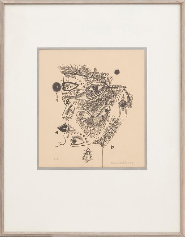 Max Walter Svanberg, offset, one dated 48.