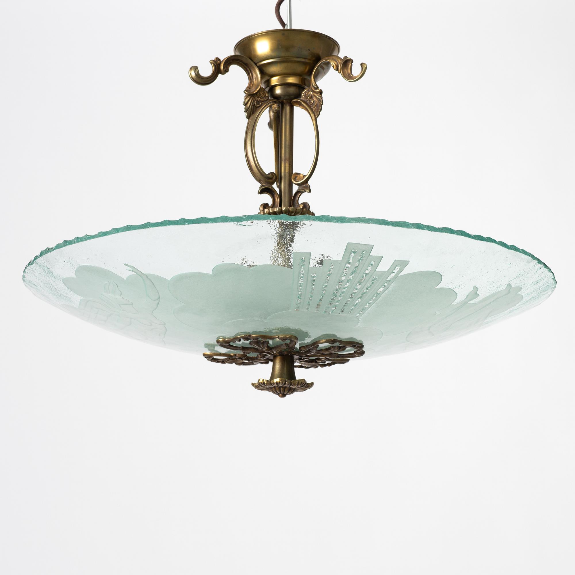 Plafondlampa, Sverige, 1920/30-tal.