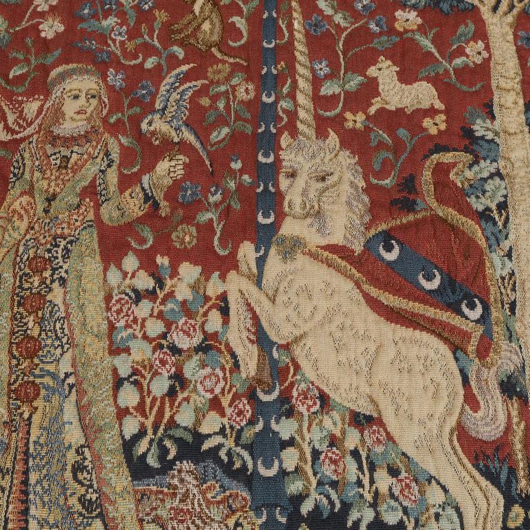 VÄGGBONAD, 1900-tal, ca 150x127 cm.