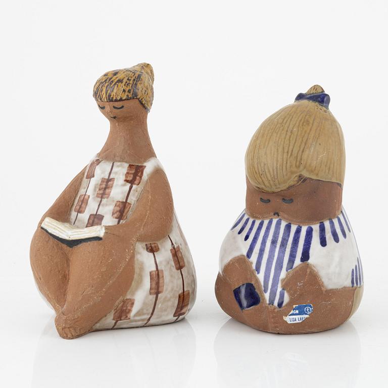 Lisa Larson, five stoneware figurines, Gustavsberg.