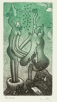 Roberto Matta, "Fous riez", 2 pcs.