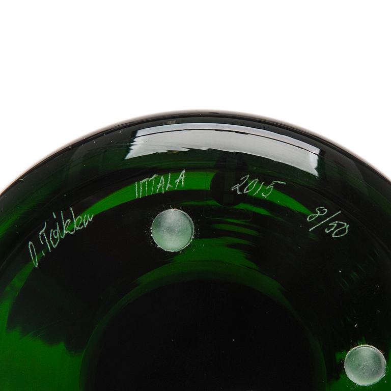 OIVA TOIKKA, "Lollipop", signerad O. Toikka, numrerad 8/50 Iittala 2015.