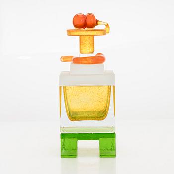 Markku Salo, glasskulptur, "Ambra", signerad Markku Salo, Nuutajärvi 2011.