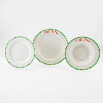 Service 46 pcs "God Jul" Rörstrand second half of the 20th century porcelain.