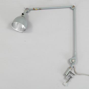A mid 20th century laquered metal industrial table work lamp. - Bukowskis