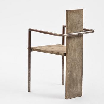 Jonas Bohlin, karmstol, "Concrete", provex, Källemo, Värnamo, efter 1981.