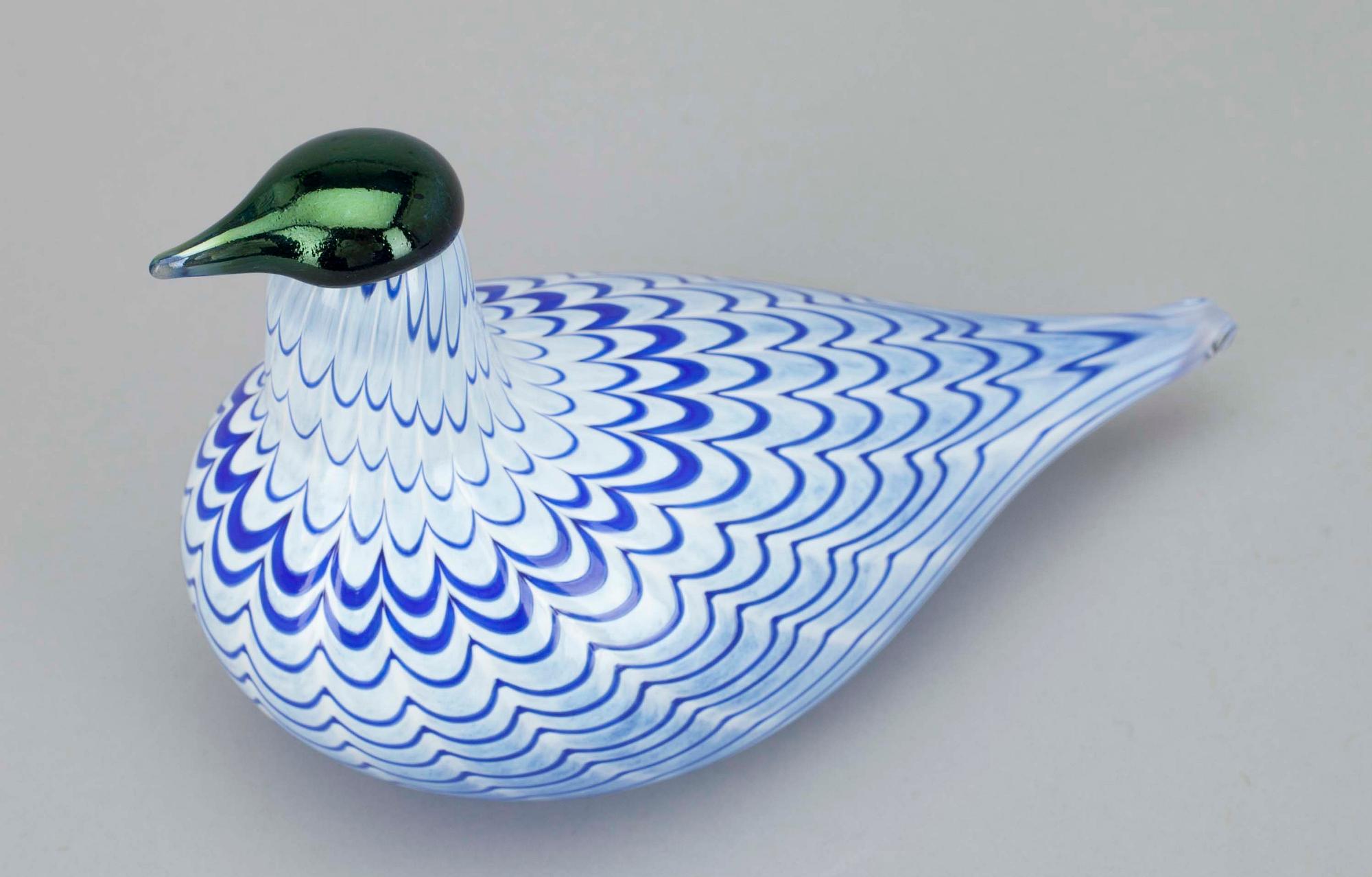 FIGURIN, glas, sign. Oiva Toikka, Notsjö, 1900-talets senare hälft.