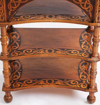 Cabinet, probably Norway, Old Norse style, late 19th century.