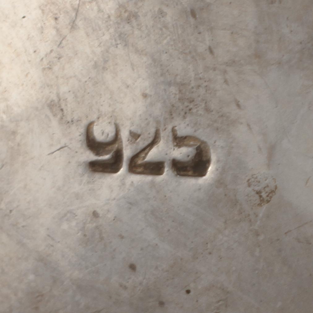 PARTI SILVER, 3 delar, 1900-tal. Total vikt 75 g.