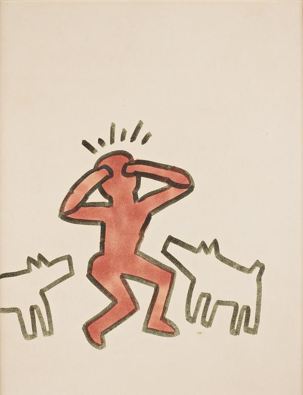 Keith Haring, Untitled (Triptych).