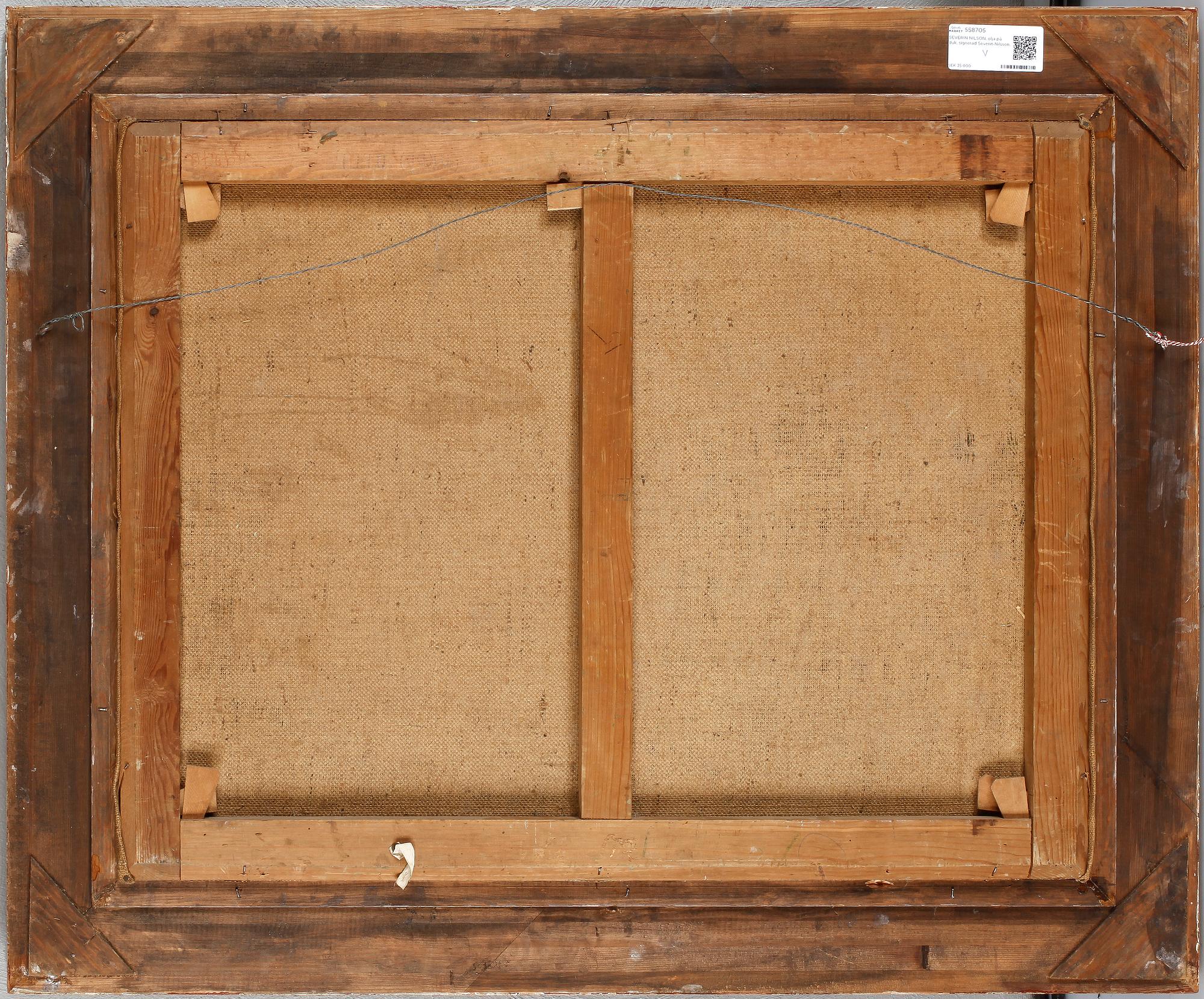 SEVERIN NILSON, olja på duk, signerad Severin Nilsson.