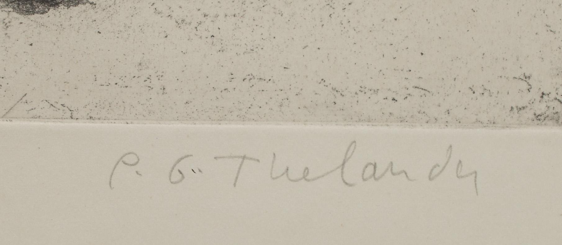 PG THELANDER, färgetsning.