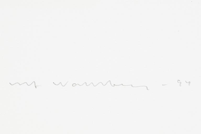 Ulf Wahlberg, "Landskap", mapp med tre litografier.