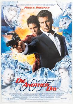 A Swedish movie poster James Bond "Die another day" 2002.