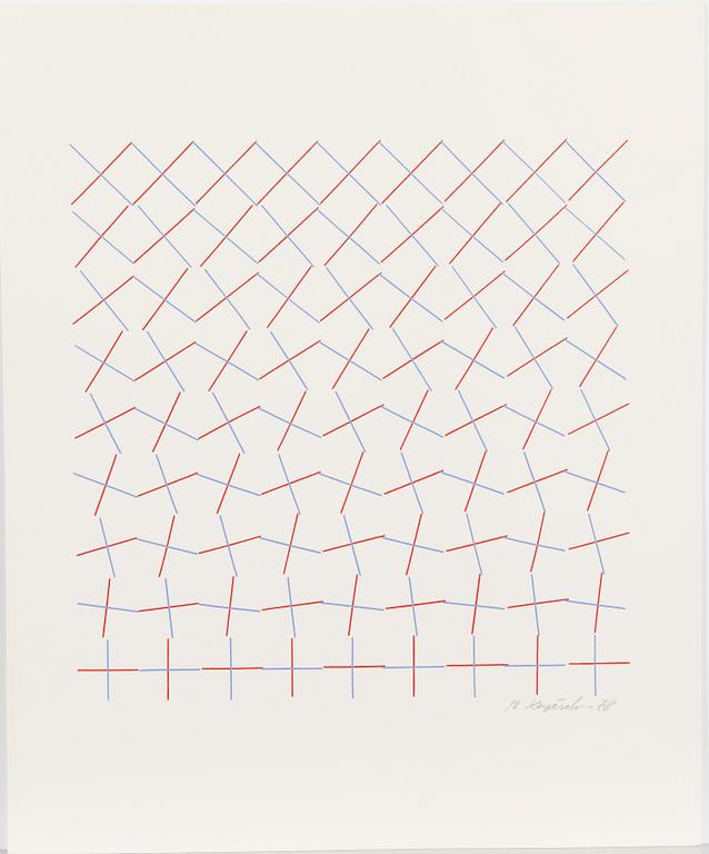 PORTFOLIO WITH SIX SERIGRAPHS, signed.