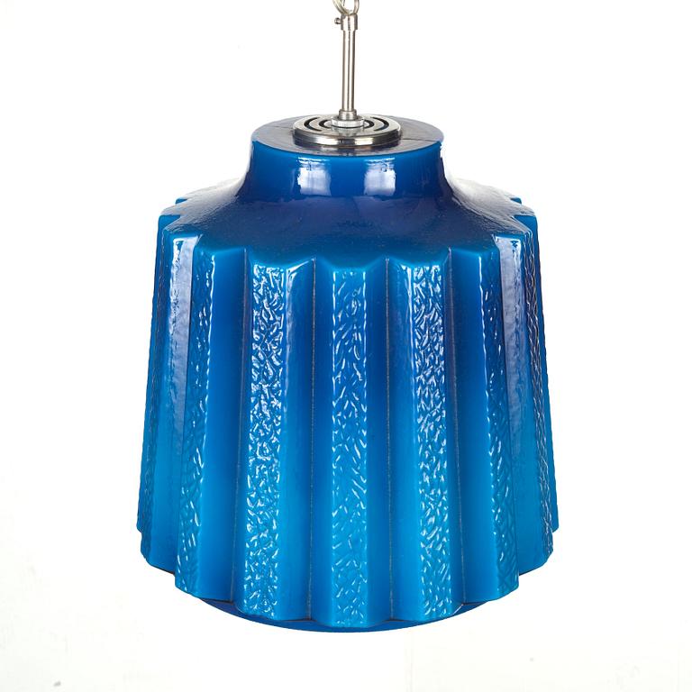 TAKLAMPA, glas. Helena Tynell, Flygsfors. 1960-tal.