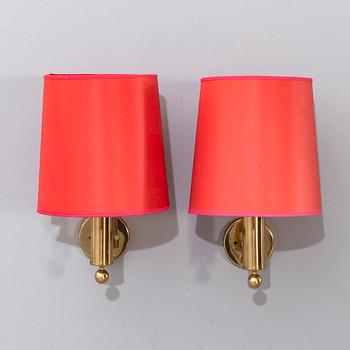 BERGBOMS, a pair of wall lamps, second half of the 20th century.