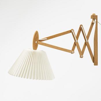 Erik Hansen, wall lamp, model 223 Sax, L Klint, Denmark.