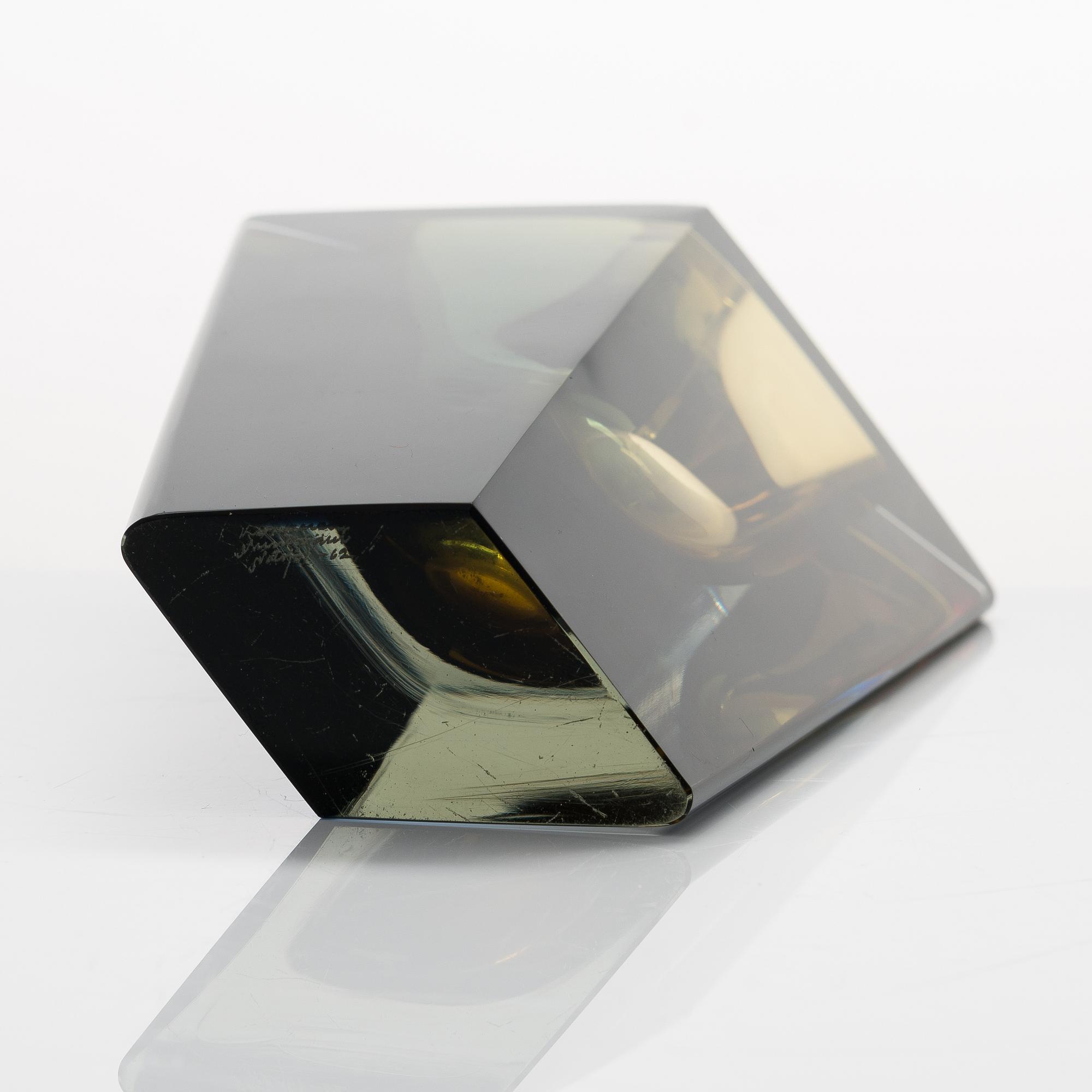 Kaj Franck, A 'Prisma' vase  signed K Franck Nuutajärvi Notsjö -62.