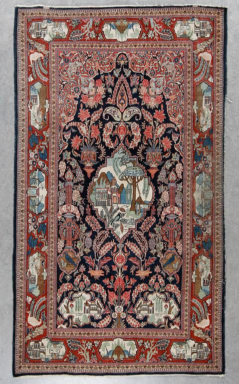 MATTA, old/semiantik persisk figural, 234x138 cm.