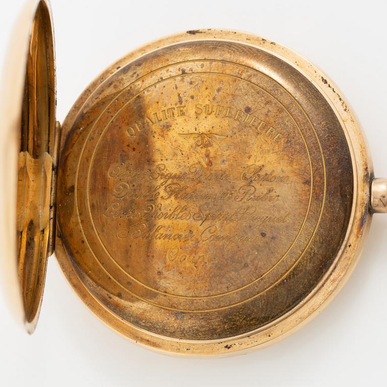 Pocket watch, hunter, 51 mm.